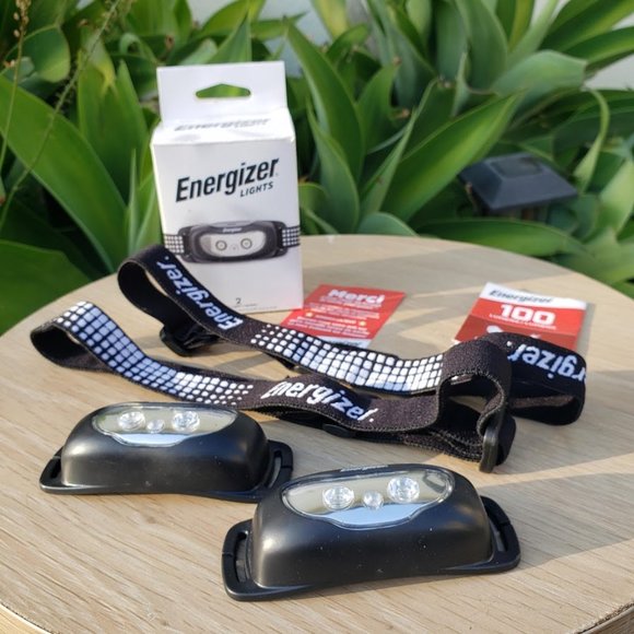 SET of 2 Energizer Red light LED Headlamp Flashlight Indoor Outdoor for camping, - Picture 11 of 16